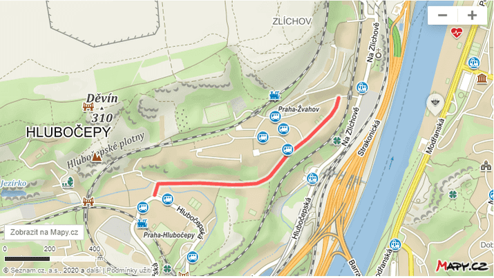 Mapa - Klubovna